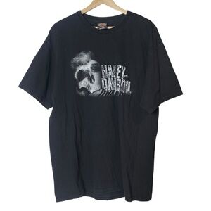 Harley Davidson Skulls Clare's at the Falls T-Shirt Size XL Niagara Falls Black